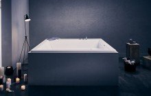 Lacus Wht Drop In Acrylic Bathtub 01